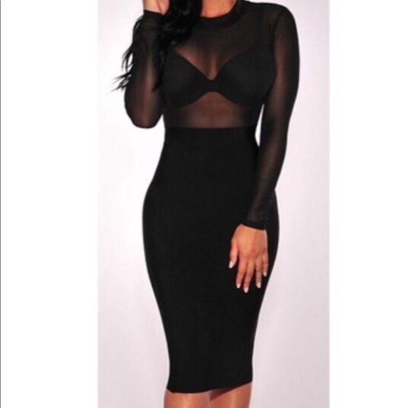 Hot Miami Styles bandage Dress - Picture 1 of 7